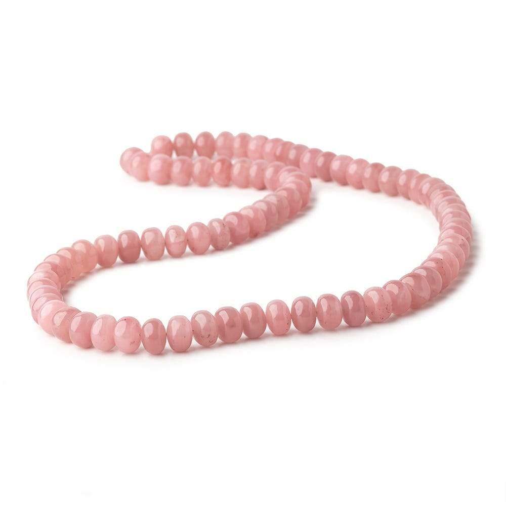 8mm Strawberry Quartz Plain Rondelle Beads 18 inch 78 pieces (ONLINE ORDER ONLY)
