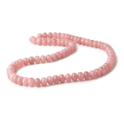 8mm Strawberry Quartz Plain Rondelle Beads 18 inch 78 pieces (ONLINE ORDER ONLY)