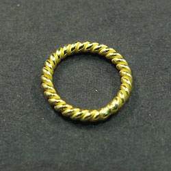 8mm Twisted Vermeil Jumpring 10 pcs per bag (ONLINE ORDER ONLY)