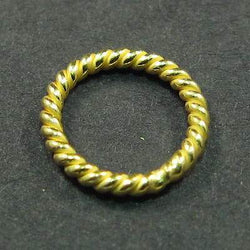 8mm Twisted Vermeil Jumpring 10 pcs per bag (ONLINE ORDER ONLY)