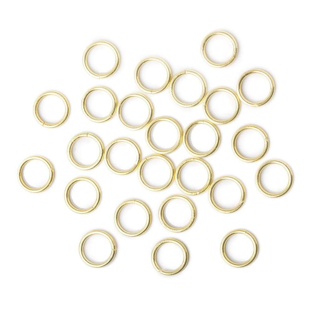 8mm Vermeil Plain Jumpring 25 pcs per bag (ONLINE ORDER ONLY)