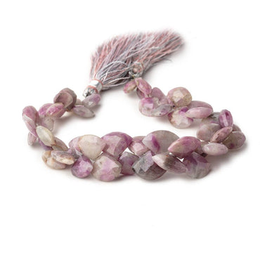 8x10-8x12mm Ruby in Marble Matrix Faceted Fan Beads 7 inch 50 pieces (ONLINE ORDER ONLY)