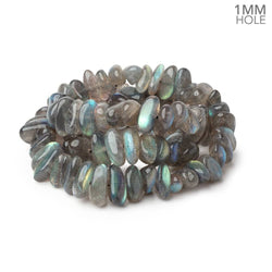 8x4-12x4.5mm Labradorite Plain Nugget 16 inch 96 Beads 1mm Hole AA (ONLINE ORDER ONLY)