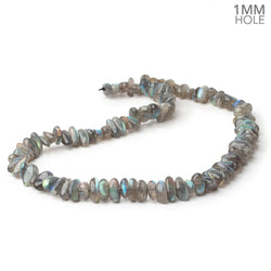 8x4-12x4.5mm Labradorite Plain Nugget 16 inch 96 Beads 1mm Hole AA (ONLINE ORDER ONLY)