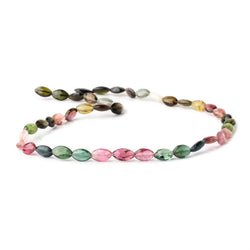 8x4-9x5mm Multi Color Tourmaline Faceted Marquise Beads 14 inch 43 pieces AA (ONLINE ORDER ONLY)