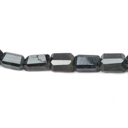 8x5-11x8mm Moss Aquamarine faceted nugget beads 15 inch 44pieces (ONLINE ORDER ONLY)