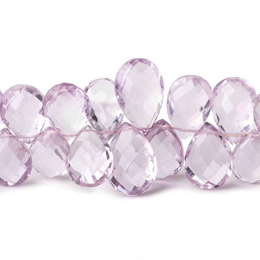 8x5-12x8mm Pink Amethyst Faceted Pear Beads 8 inch 63 pieces AAA (ONLINE ORDER ONLY)