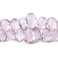 8x5-12x8mm Pink Amethyst Faceted Pear Beads 8 inch 63 pieces AAA (ONLINE ORDER ONLY)