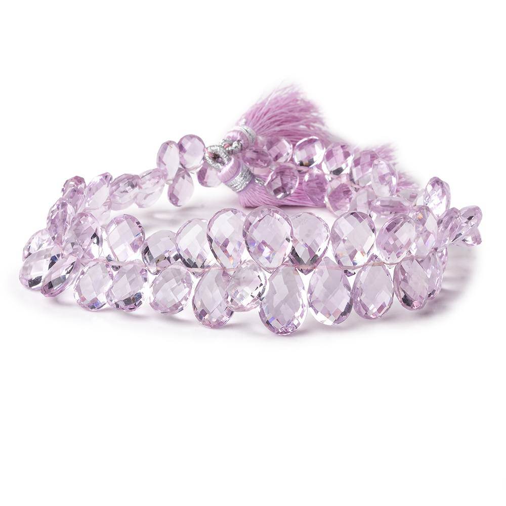 8x5-12x8mm Pink Amethyst Faceted Pear Beads 8 inch 63 pieces AAA (ONLINE ORDER ONLY)