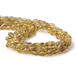 8x5-12x8mm Whiskey Quartz straight drilled faceted tear drops 15.5 inch 38 pieces (ONLINE ORDER ONLY)