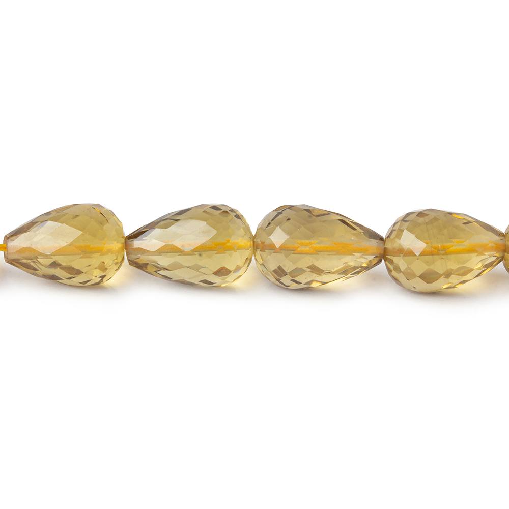 8x5-12x8mm Whiskey Quartz straight drilled faceted tear drops 15.5 inch 38 pieces (ONLINE ORDER ONLY)