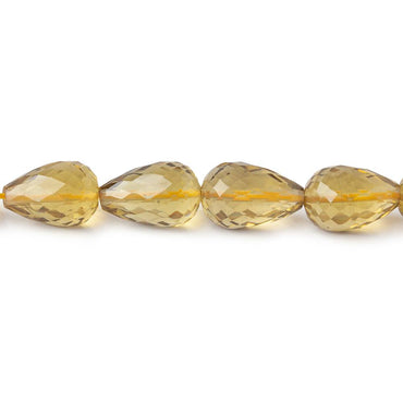 8x5-12x8mm Whiskey Quartz straight drilled faceted tear drops 15.5 inch 38 pieces (ONLINE ORDER ONLY)