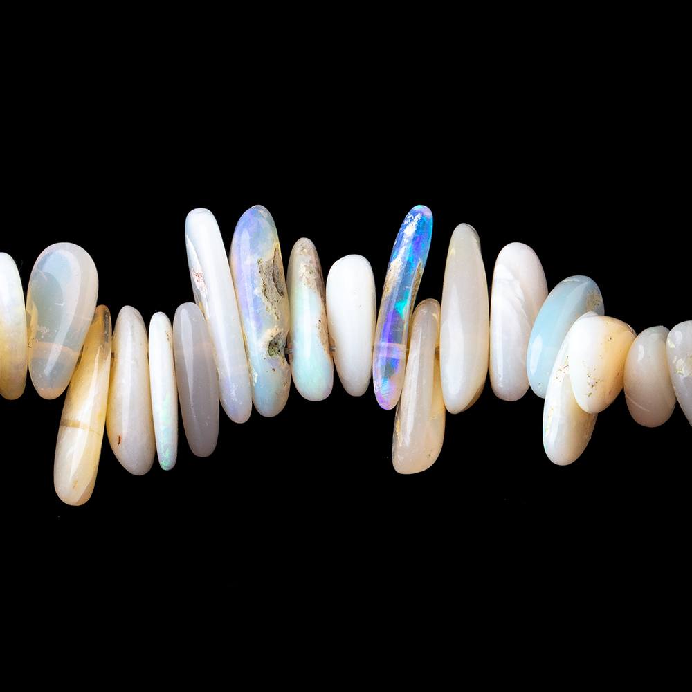 8x5-13x5mm Australian Opal Top Drill Plain Nuggets 18 inch 206 beads (ONLINE ORDER ONLY)