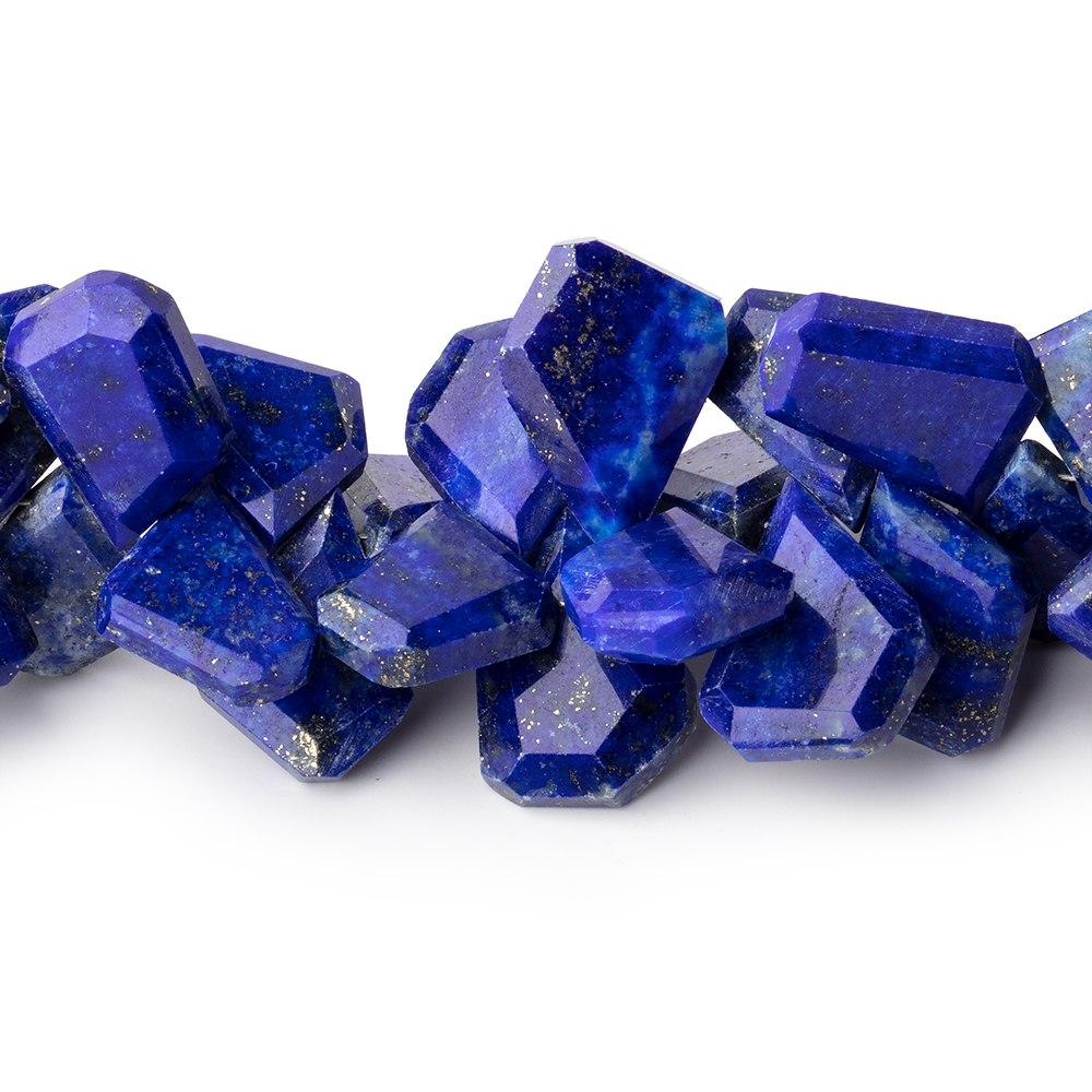 8x5-15x11mm Lapis Lazuli Faceted Freeform Beads 7.5 inch 66 pieces (ONLINE ORDER ONLY)