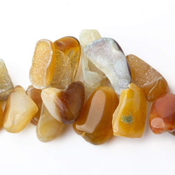 8x5-22x12mm Sedona Drusy Freeform Beads 8 inch 40 pieces (ONLINE ORDER ONLY)