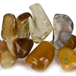 8x5-22x12mm Sedona Drusy Freeform Beads 8 inch 40 pieces (ONLINE ORDER ONLY)