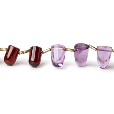 8x5-9x6mm Amethyst plain fancy shape beads 16 inch 45 pieces (ONLINE ORDER ONLY)