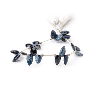 8x5-9x6mm Pietersite Shoulder Drilled Faceted Pear Beads 6.5 inch 21 pieces (ONLINE ORDER ONLY)