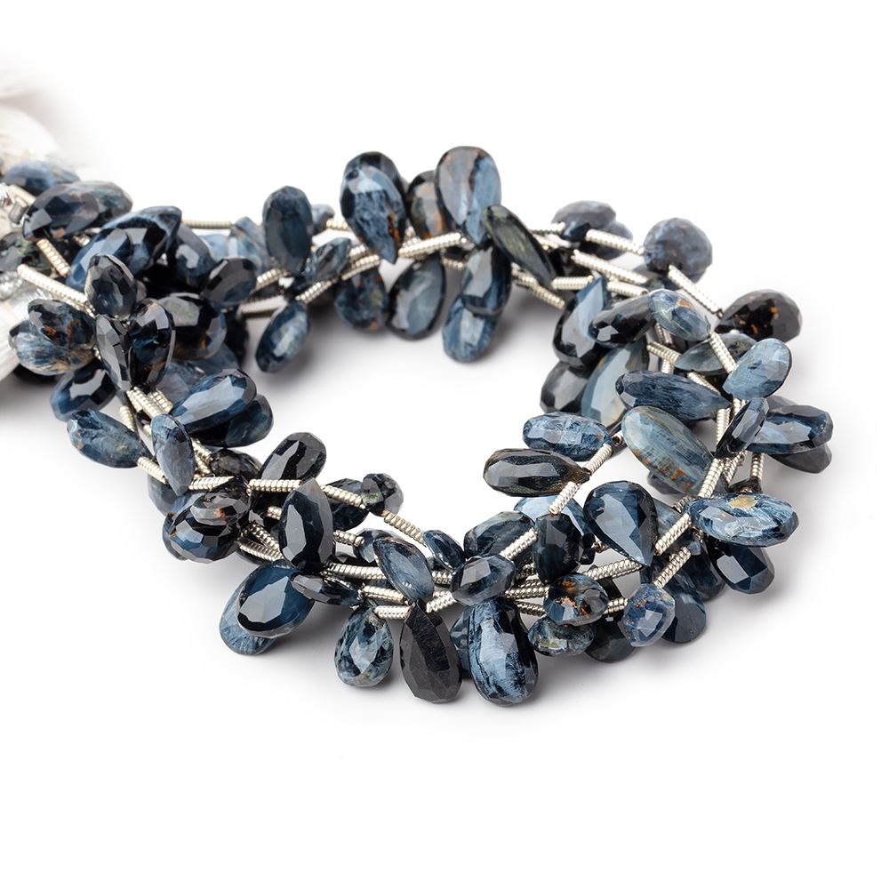 8x5mm Pietersite Faceted Pear Beads 7 inch 25 pieces (ONLINE ORDER ONLY)