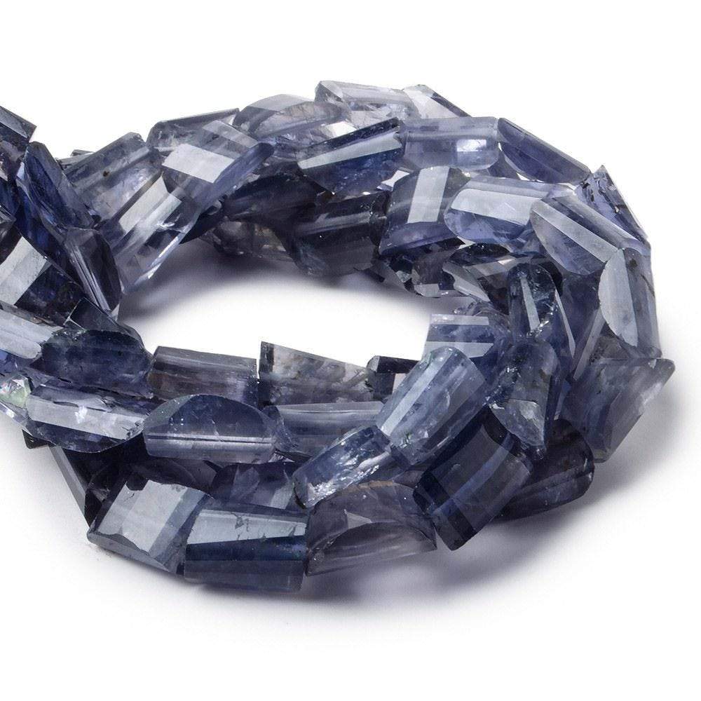 8x6-11x7mm Iolite Faceted Nugget Beads 8.5 inch 21 pieces A (ONLINE ORDER ONLY)