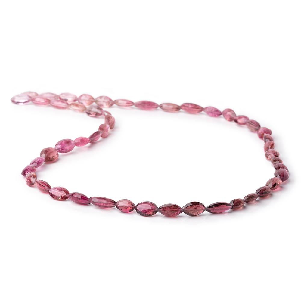 8x6-11x7mm Rubellite Tourmaline Faceted Marquise Beads 18 inch 48 pieces AAA (ONLINE ORDER ONLY)