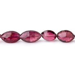 8x6-11x7mm Rubellite Tourmaline Faceted Marquise Beads 18 inch 48 pieces AAA (ONLINE ORDER ONLY)