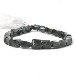 8x6-11x9mm Moss Aquamarine faceted nugget beads 8 inch 21 pieces (ONLINE ORDER ONLY)