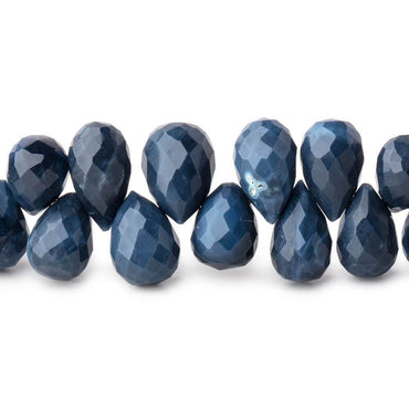 8x6-12x7mm Owyhee Denim Blue Opal Tear Drop Beads 8 inch 54 pieces (ONLINE ORDER ONLY)