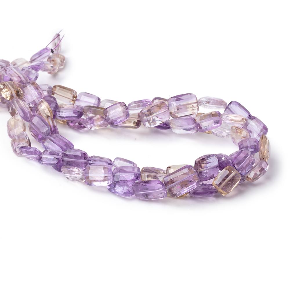 8x6-12x9mm Ametrine Faceted Rectangle Beads 16 inches 33 pieces (ONLINE ORDER ONLY)