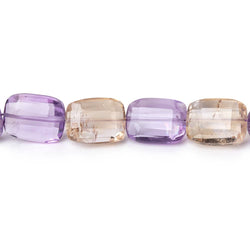 8x6-12x9mm Ametrine Faceted Rectangle Beads 16 inches 33 pieces (ONLINE ORDER ONLY)