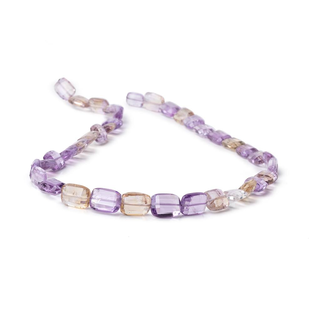8x6-12x9mm Ametrine Faceted Rectangle Beads 16 inches 33 pieces (ONLINE ORDER ONLY)
