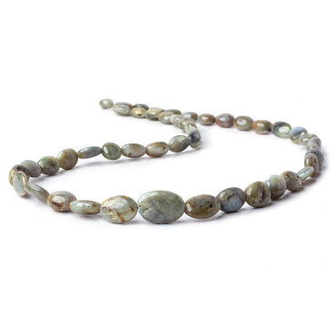 8x6-15x11mm Cat's Eye Chrysoberyl Plain Oval Beads 18 inch 46 pieces (ONLINE ORDER ONLY)