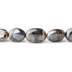 8x6-15x11mm Schalenblende Plain Nugget Beads 20 inch 53 pieces AA rare (ONLINE ORDER ONLY)