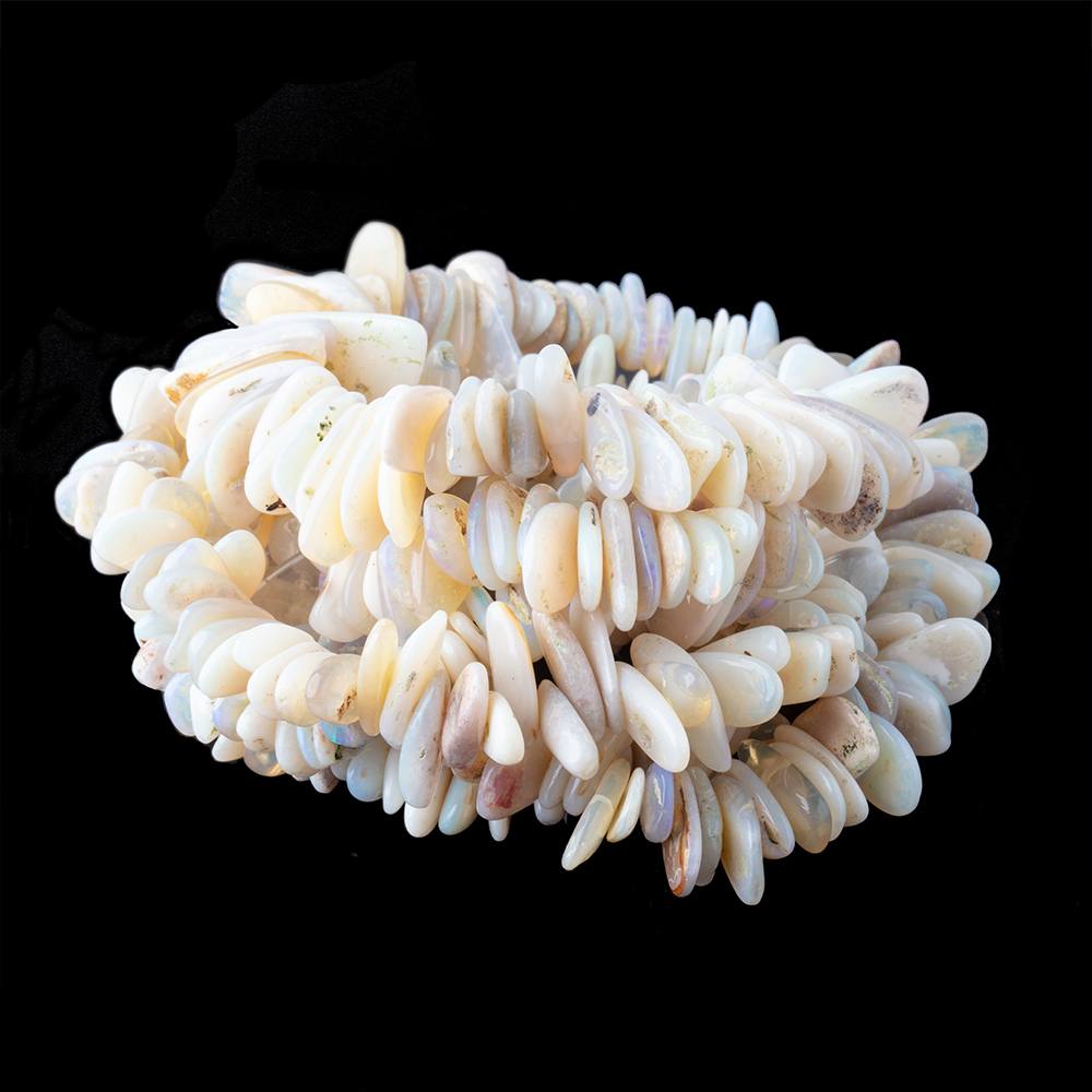 8x6-15x6mm Australian Opal Top Drilled Plain Nuggets 18 inch 200 Beads (ONLINE ORDER ONLY)