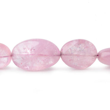 8x6-18x13mm Morganite plain nugget beads 18 inch 39 pieces A (ONLINE ORDER ONLY)