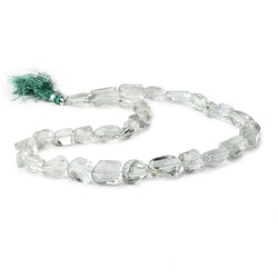 8x6-19x9mm Prasiolite faceted nugget beads 16 inch 32 pieces AAA (ONLINE ORDER ONLY)