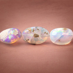 8x6-20x14mm Ethiopian Opal Plain Nugget Beads 20 inch 40 pieces AA (ONLINE ORDER ONLY)