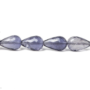 8x6-9x6mm Iolite straight drilled tear drops 8inch 22 beads AA (ONLINE ORDER ONLY)