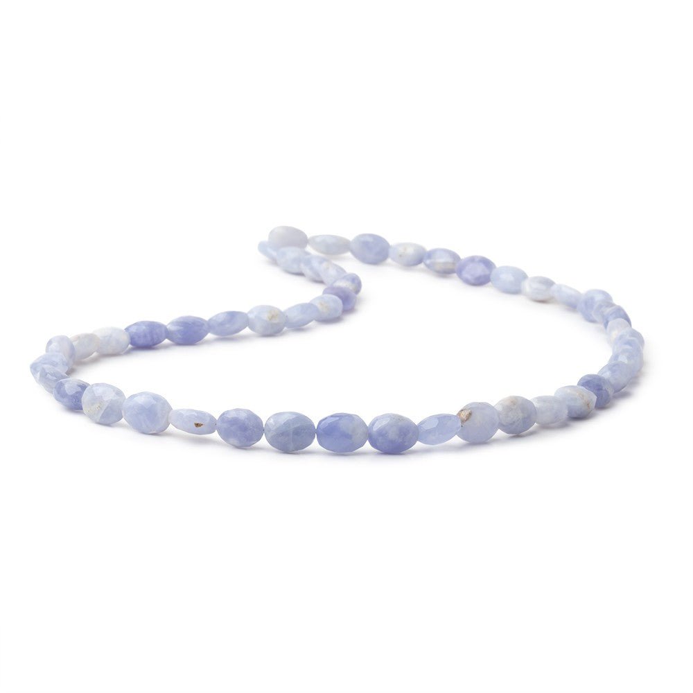 8x6-9x7mm Hackmanite Faceted Oval Beads 16 inch 47 pieces A (ONLINE ORDER ONLY)