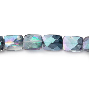 8x6.5-9x7mm Mystic White Topaz Faceted Rectangles 9 inch 26 Beads (ONLINE ORDER ONLY)
