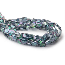 8x6.5-9x7mm Mystic White Topaz Faceted Rectangles 9 inch 26 Beads (ONLINE ORDER ONLY)