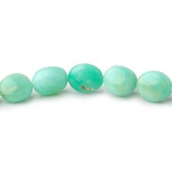 8x7-10x8mm Tanzanian Green Opal Plain Oval Beads 17.75 inch 48 pieces (ONLINE ORDER ONLY)