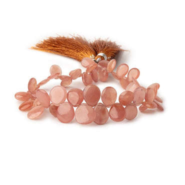 8x7-11x10mm Rhodochrosite Plain Pear Beads 7.5 inch 48 pieces (ONLINE ORDER ONLY)