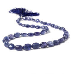 8x7-11x9mm Tanzanite unfaceted nugget beads 17 inch 43 pieces AA Grade (ONLINE ORDER ONLY)
