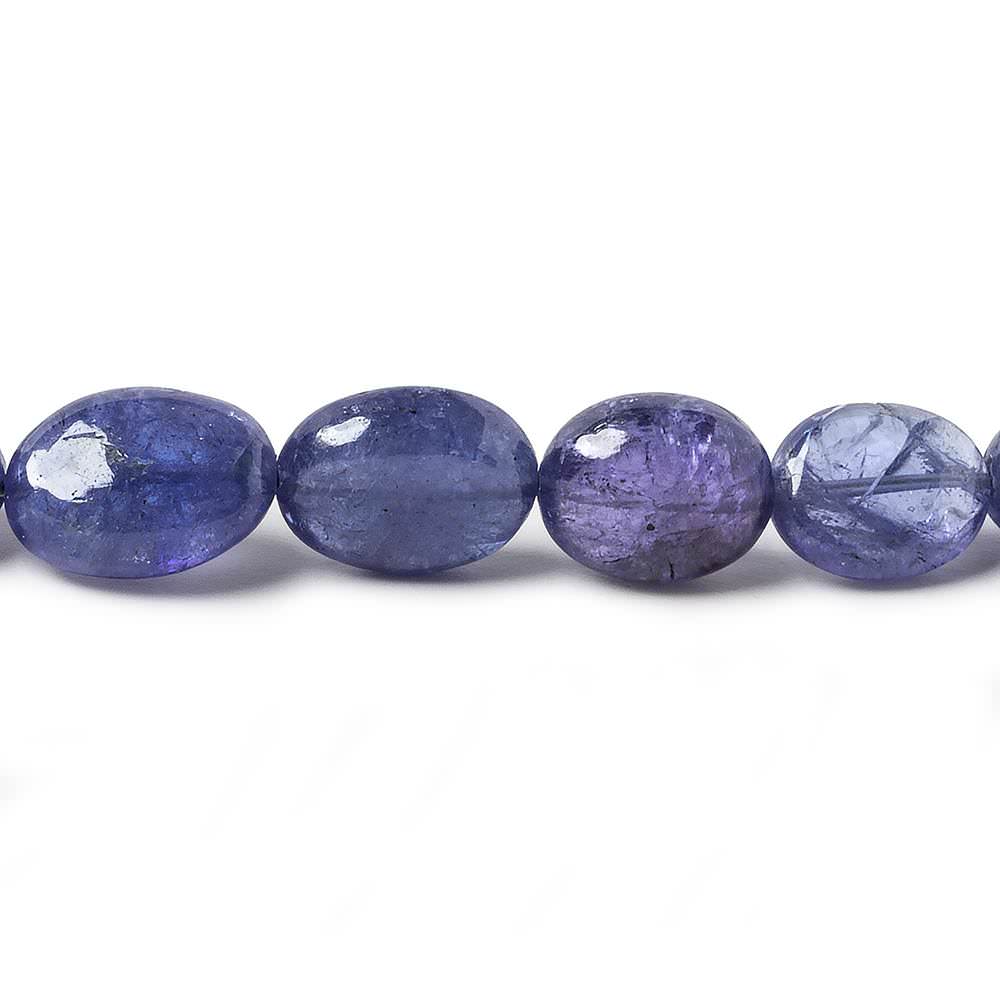 8x7-11x9mm Tanzanite unfaceted nugget beads 17 inch 43 pieces AA Grade (ONLINE ORDER ONLY)
