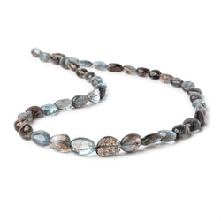 8x7-14x11mm Copper Moss Aquamarine Plain Nugget Beads 18 inch 42 pieces AAA (ONLINE ORDER ONLY)