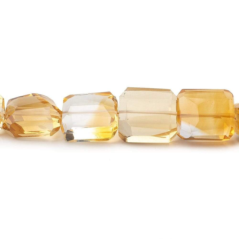 8x7-14x12mm Citrine Faceted Nugget Beads 16 inch 33 pieces (ONLINE ORDER ONLY)