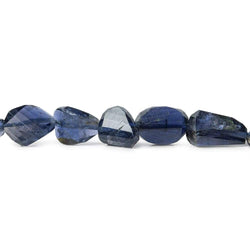 8x7-14x5mm Iolite Half Moon Barrel Faceted Beads 8.5 inch 22 pieces A (ONLINE ORDER ONLY)