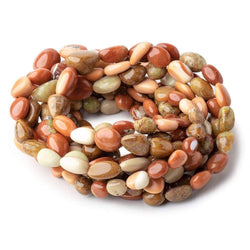 8x7-18x12mm Multi Color Fire Opal Plain Nugget Beads 17 inch 34 pieces (ONLINE ORDER ONLY)