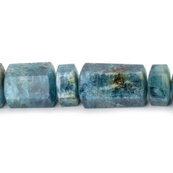 8x7-21x11mm Aquamarine Natural Crystal Beads 17 inch 38 pieces AA (ONLINE ORDER ONLY)